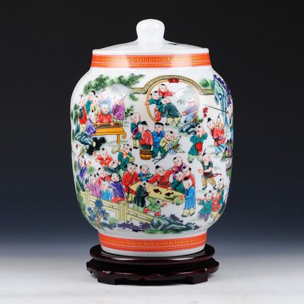 Kompatibel porcelæn til Jahrriesnge 100 children storage jar cna0039 Kompatibel porcelæn Jahrriesnge til 100 children storage jar cna0039
