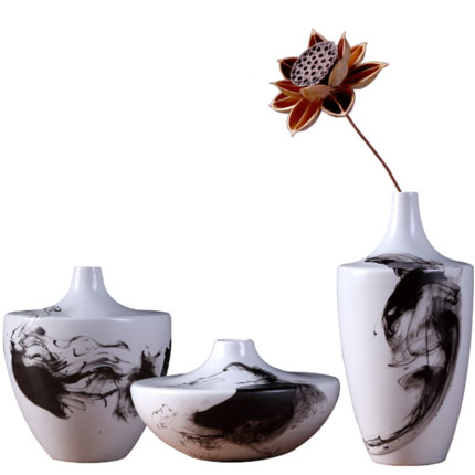 Kompatibel porcelæn til Jahrriesnge Three pieces ink paintings cna0041 Kompatibel porcelæn Jahrriesnge til Three pieces ink paintings cna0041