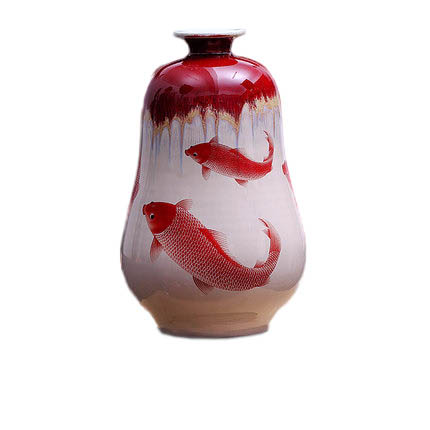 Kompatibel porcelæn til Jahrriesnge kiln change cracked glaze pomegranate flower vase cna0437 Kompatibel porcelæn Jahrriesnge til kiln change cracked glaze pomegranate flower vase cna0437
