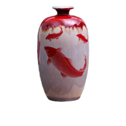 Kompatibel porcelæn til Jahrriesnge kiln change cracked glaze pomegranate flower vase cna0438 Kompatibel porcelæn Jahrriesnge til kiln change cracked glaze pomegranate flower vase cna0438