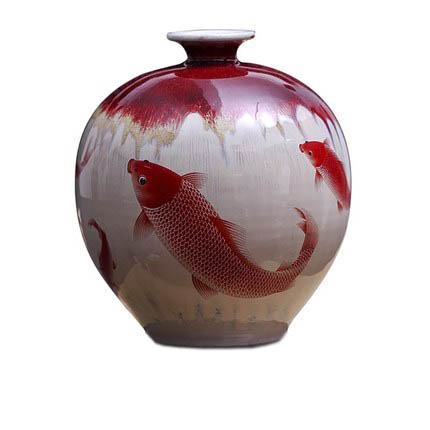 Kompatibel porcelæn til Jahrriesnge kiln change cracked glaze pomegranate flower vase cna0439 Kompatibel porcelæn Jahrriesnge til kiln change cracked glaze pomegranate flower vase cna0439