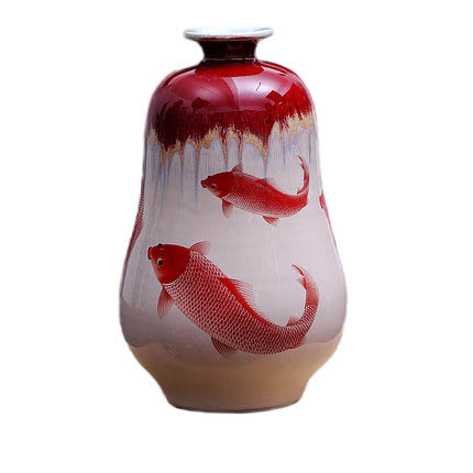 Kompatibel porcelæn til Jahrriesnge kiln change cracked glaze pomegranate flower vase cna0447 Kompatibel porcelæn Jahrriesnge til kiln change cracked glaze pomegranate flower vase cna0447