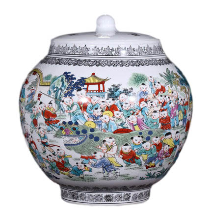 Kompatibel porcelæn til Jahrriesnge one hundred children vase cna0453 Kompatibel porcelæn Jahrriesnge til one hundred children vase cna0453