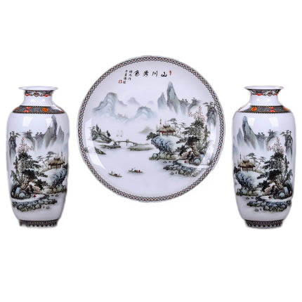 Kompatibel porcelæn til Jahrriesnge vase set three pieces cna0571 Kompatibel porcelæn Jahrriesnge til vase set three pieces cna0571