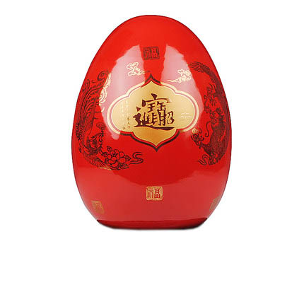 Kompatibel porcelæn til Jahrriesnge outline in gold red egg vase cna0752 Kompatibel porcelæn Jahrriesnge til outline in gold red egg vase cna0752