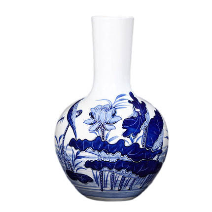 Kompatibel porcelæn til Jahrriesnge relief lotus vase cna0900 Kompatibel porcelæn Jahrriesnge til relief lotus vase cna0900