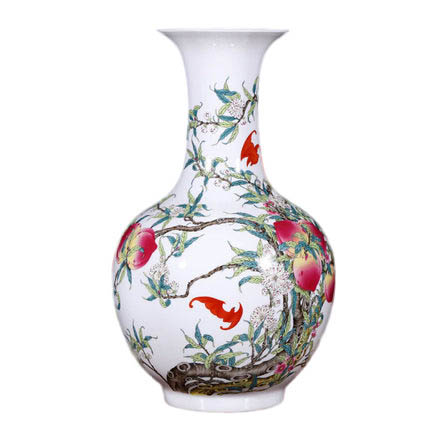 Kompatibel porcelæn til Jahrriesnge nine peach illustration vase cna1128 Kompatibel porcelæn Jahrriesnge til nine peach illustration vase cna1128