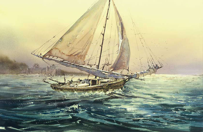 Kompatibel Landskab til JAHRRIESNGE sailboat lpf08244 Kompatibel Landskab JAHRRIESNGE til sailboat lpf08244