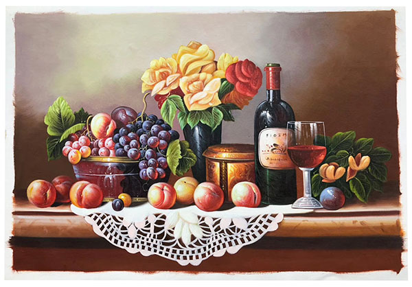 Kompatibel Oliemaleri til JAHRRIESNGE fruit-wine-lpg0391 Kompatibel Oliemaleri JAHRRIESNGE til fruit-wine-lpg0391
