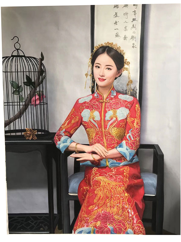 Kompatibel Portræt til Jahrriesnge chinese lady lpg2658 Kompatibel Portræt Jahrriesnge til chinese lady lpg2658