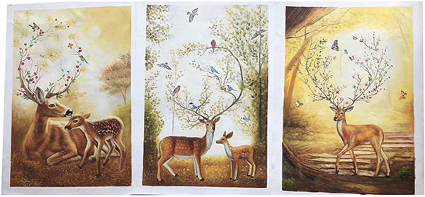 Kompatibel Dyr til Jahrriesnge mixed deers and birds lpg2689 Kompatibel Dyr Jahrriesnge til mixed deers and birds lpg2689