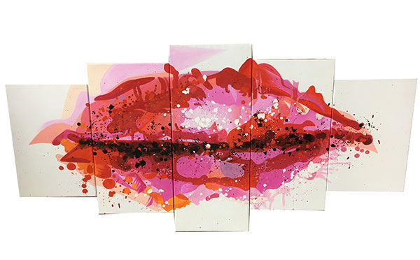 Kompatibel Abstrakt til Jahrriesnge red lips lpg2714 Kompatibel Abstrakt Jahrriesnge til red lips lpg2714